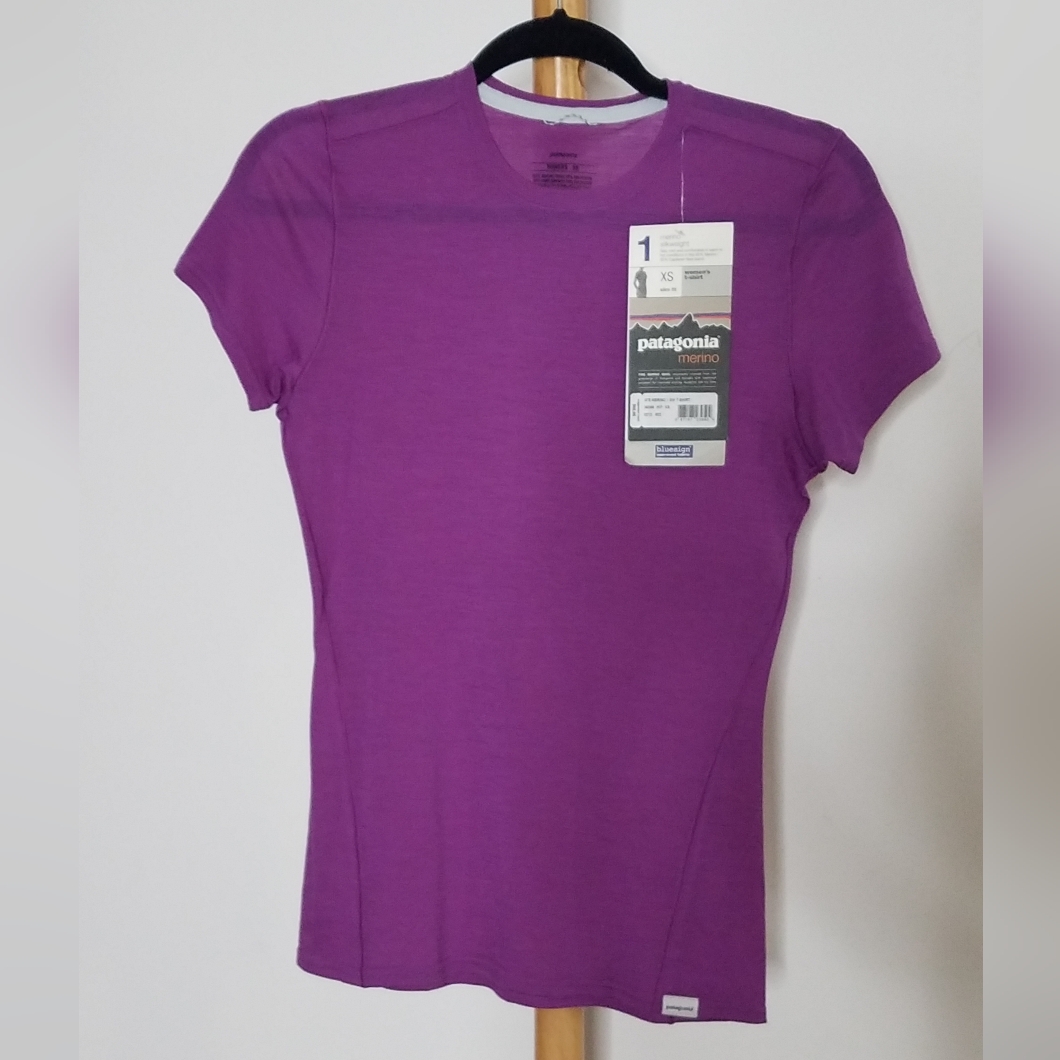 Flawed Nwt Patagonia Women's Merino Silkweight Slim Fit T-Shirt Size Xs